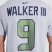 Seattle Seahawks Kenneth Walker III Nike Gray 2025 Rivalries Collection Player Name & Number T-Shirt