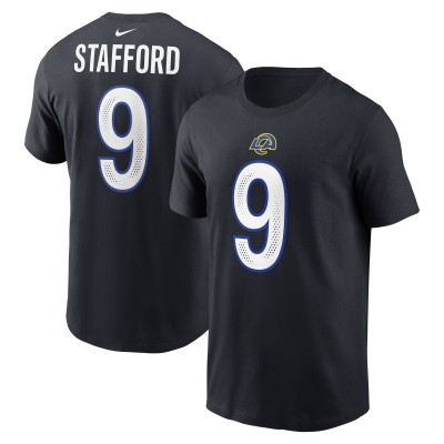 Футболка Los Angeles Rams Matthew Stafford Nike Midnight Blue 2025 Rivalries Collection Player