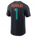 Футболка Miami Dolphins Tua Tagovailoa Nike Pitch Blue 2025 Rivalries Collection Player