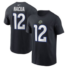 Футболка Puka Nacua Los Angeles Rams Nike Rivalries Collection Name & Number - Dark Blue Футболка Puka Nacua Los Angeles Rams Nike Rivalries Collection Name & Number - Dark Blue