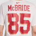 Футболка Arizona Cardinals Trey McBride Nike Natural 2025 Rivalries Collection Name & Number