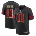 Игровая джерси San Francisco 49ers Brandon Aiyuk Nike Black 2025 Rivalries Collection Game