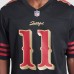 Игровая джерси San Francisco 49ers Brandon Aiyuk Nike Black 2025 Rivalries Collection Game