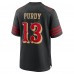 Игровая джерси San Francisco 49ers Brock Purdy Nike Black 2025 Rivalries Collection Game