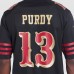Игровая джерси San Francisco 49ers Brock Purdy Nike Black 2025 Rivalries Collection Game