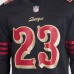 Игровая джерси San Francisco 49ers Christian McCaffrey Nike Black 2025 Rivalries Collection Game