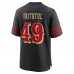 San Francisco 49ers The Faithful Nike Black 2025 Rivalries Collection Game Jersey