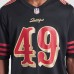 San Francisco 49ers The Faithful Nike Black 2025 Rivalries Collection Game Jersey