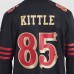 San Francisco 49ers George Kittle Nike Black 2025 Rivalries Collection Game Jersey