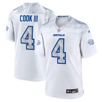 Игровая джерси Buffalo Bills James Cook III Nike White 2025 Rivalries Collection Game