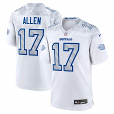 Игровая джерси Buffalo Bills Josh Allen Nike White 2025 Rivalries Collection Game