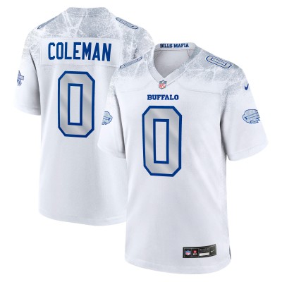 Игровая джерси Buffalo Bills Keon Coleman Nike White 2025 Rivalries Collection Game