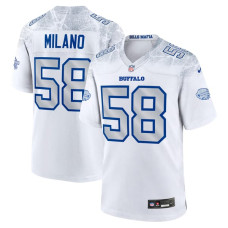 Джерси Matt Milano Buffalo Bills Nike Rivalries Collection Game - White Джерси Matt Milano Buffalo Bills Nike Rivalries Collection Game - White