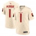 Игровая джерси Arizona Cardinals Kyler Murray Nike Natural 2025 Rivalries Collection Game