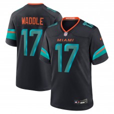Игровая джерси Miami Dolphins Jaylen Waddle Nike Pitch Blue 2025 Rivalries Collection Game