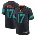 Игровая джерси Miami Dolphins Jaylen Waddle Nike Pitch Blue 2025 Rivalries Collection Game