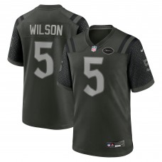Игровая джерси New York Jets Garrett Wilson Nike Gotham Green 2025 Rivalries Collection Game