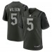 Игровая джерси New York Jets Garrett Wilson Nike Gotham Green 2025 Rivalries Collection Game