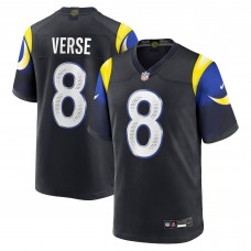 Игровая джерси Los Angeles Rams Jared Verse Nike Midnight Blue 2025 Rivalries Collection Game