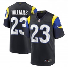 Игровая джерси Los Angeles Rams Kyren Williams Nike Midnight Blue 2025 Rivalries Collection Game