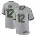 Игровая джерси Seattle Seahawks 12s Nike Wolf Gray 2025 Rivalries Collection Game