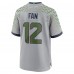 Игровая джерси Seattle Seahawks 12s Nike Wolf Gray 2025 Rivalries Collection Game