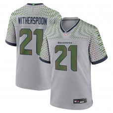 Игровая джерси Seattle Seahawks Devon Witherspoon Nike Wolf Gray 2025 Rivalries Collection Game Игровая джерси Seattle Seahawks Devon Witherspoon Nike Wolf Gray 2025 Rivalries Collection Game