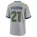 Игровая джерси Seattle Seahawks Devon Witherspoon Nike Wolf Gray 2025 Rivalries Collection Game