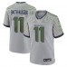 Игровая джерси Seattle Seahawks Jaxon Smith-Njigba Nike Wolf Gray 2025 Rivalries Collection Game