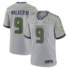 Игровая джерси Seattle Seahawks Kenneth Walker III Nike Wolf Gray 2025 Rivalries Collection Game Игровая джерси Seattle Seahawks Kenneth Walker III Nike Wolf Gray 2025 Rivalries Collection Game
