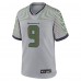 Игровая джерси Seattle Seahawks Kenneth Walker III Nike Wolf Gray 2025 Rivalries Collection Game