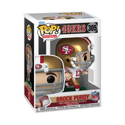 San Francisco 49ers Brock Purdy Funko Pop! Vinyl Figure