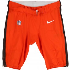 Shelby Harris Cleveland Browns Fanatics Authentic Game-Used Orange Nike Pants vs. Denver Broncos on December 2, 2024