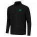 Cincinnati Bengals Antigua Black St Patrick Day Intent Quarter-Zip Pullover Top
