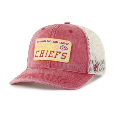 Бейсболка Kansas City Chiefs 47 Red Canteen Relaxed Trucker