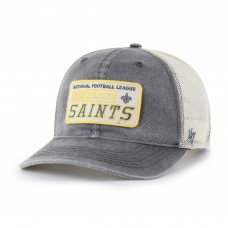 Бейсболка New Orleans Saints 47 Charcoal Canteen Relaxed Trucker