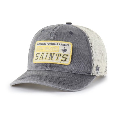 Бейсболка New Orleans Saints 47 Charcoal Canteen Relaxed Trucker