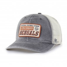 Бейсболка Cincinnati Bengals 47 Charcoal Canteen Relaxed Trucker