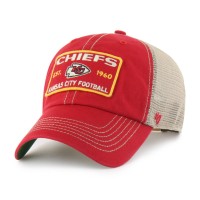 Бейсболка Kansas City Chiefs 47 Red Wabash Trucker Clean Up