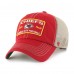 Бейсболка Kansas City Chiefs 47 Red Wabash Trucker Clean Up