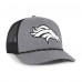 Бейсболка Denver Broncos 47 Heather Charcoal Carbon Rope Trucker