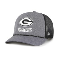 Бейсболка Green Bay Packers 47 Heather Charcoal Carbon Rope Trucker