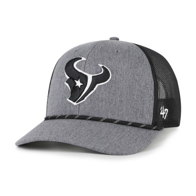 Бейсболка Houston Texans 47 Heather Charcoal Carbon Rope Trucker