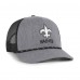 Бейсболка New Orleans Saints 47 Heather Charcoal Carbon Rope Trucker