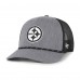 Бейсболка Pittsburgh Steelers 47 Heather Charcoal Carbon Rope Trucker