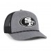 Бейсболка San Francisco 49ers 47 Heather Charcoal Carbon Rope Trucker