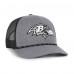 Бейсболка Baltimore Ravens 47 Heather Charcoal Carbon Rope Trucker