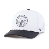 Бейсболка Las Vegas Raiders 47 White/Black Suburbia Hitch Two-Tone