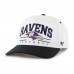 Бейсболка Baltimore Ravens 47 White/Black Roscoe Two-Toned Hitch