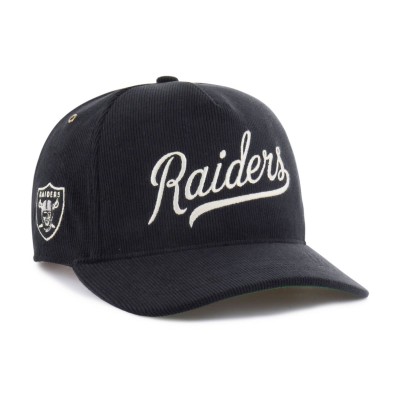Бейсболка Las Vegas Raiders 47 Black Golden Age Corduroy Hitch